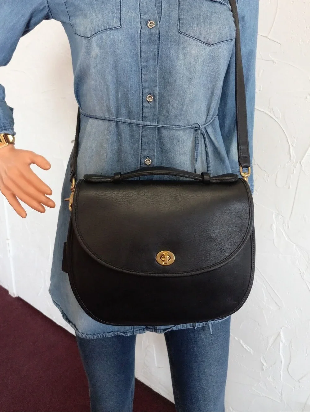 Coach Plaza Bag/Bistro Bag, #9865 Black